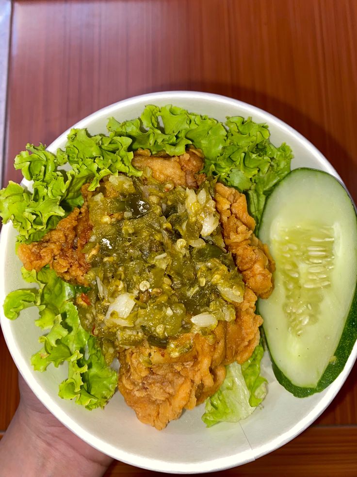 Ayam Geprek Sambal Hijau
